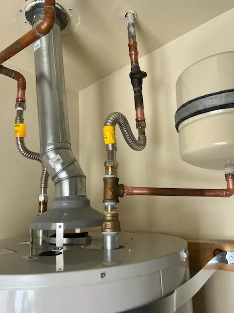 Water heater installation and plumbing repair in Pequannock